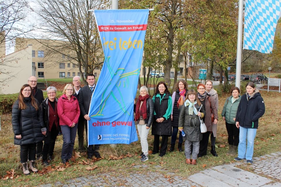 Nein zu Gewalt gegen Frauen 